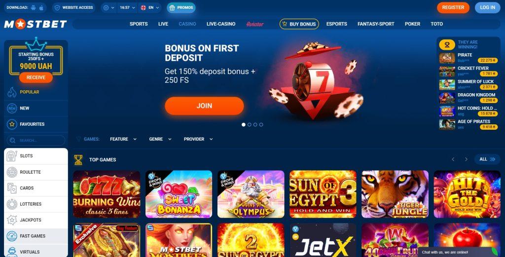 Explore Mostbet Casino's Jackpot Games Gain